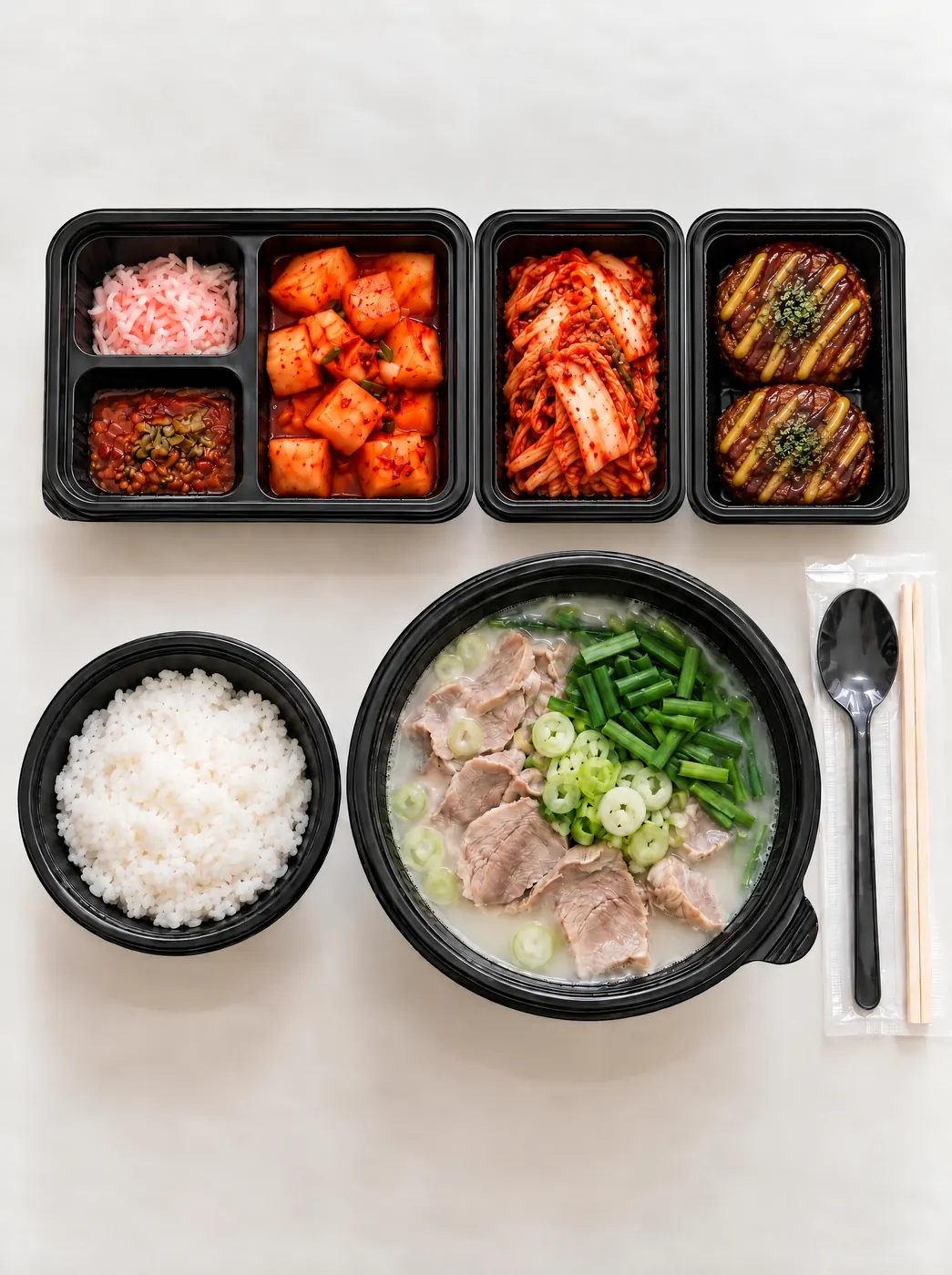 맑은 국밥 배달 구성